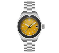 Spinnaker Piccard SP-5098 Montre automatique pour homme avec bracelet en acier inoxydable massif 45 mm, jaune citron, Piccard automatique