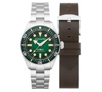 Spinnaker pour Homme 40 mm Spence 300 Automatique Montre avec Bracelet en Acier Inoxydable Massif SP-5097, Sea Green, Bracelet