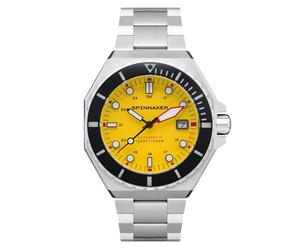 Spinnaker pour Homme 44 mm Dumas Automatique 3 Aiguilles Montre avec Bracelet en Acier Inoxydable Massif SP-5081
