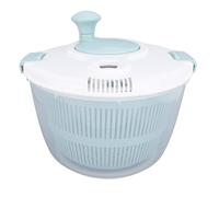 Spinner à Laveuse de Fruits, Spinner à Salade 5L, 5,3 Litres à la Laitue Fileur, Sécheur de Fruits, Séchoir à Salade pour Laver, Filature et Drainage, Fruits et Légumes, Bleu