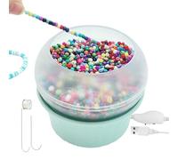Spinner à perles électrique réglable multifonctionnel rapide perlage | Kit de fabrication de bracelets à perles automatiques réglables pour débutants, créateurs de bijoux, fabrication de bijoux