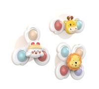 Spinner à succion - Jouet sensoriel | Ventouse de bain Spinner rotatif Fidget pour garçons filles voyage en avion maternelle crèche voyage en voiture salle de classe maison fenêtre chaise haute amusan