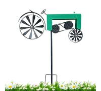 Spinner À Vent en Métal | Sculpture Éolienne Tracteur De Jardin en Métal | Moulin à Vent Patio - pour Ferme Extérieur Cour Cour Arrière Patio Pelouse Parterre