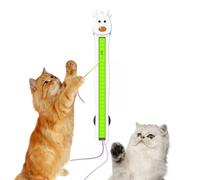 Spinner automatique pour chats : jouet rechargeable monté au mur, activité de mouvement avec cordes volantes pour chats qui offre un plaisir seul | maison, appartement, cuisine, chambre d'ango