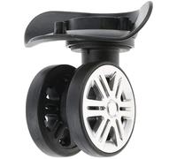 Spinner Caster,Swivel Wheels Replacement,1 Pair A09 Luggage Dual Roller Mute Wheels Suitcase Directional Casters Castors