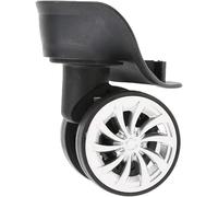 Spinner Caster,Swivel Wheels Replacement,1 Pair Swivel Mute Suitcase Luggage Casters Replacement Wheels for Travelling a01 - You Need to Have a Strong Ability in DIY Castors
