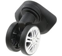 Spinner Caster,Swivel Wheels Replacement,2 Pieces A19 Suitcase Luggage Dual Roller Wheels Replacement Casters for Trolley Case Black - Easy Installation Casters