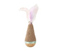 Spinner d'activité féline - Jouet griffoir pour chat pour jouer en intérieur | Jeu de casse-tête en sisal avec base antidérapante sphère interactive et texture sûre pour l'entraînement, la course à