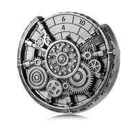 Spinner de Dés DND, Gyroscope du Bout Des Doigts, Engrenage 7-en-1 Métallique DND Dés, RPG Roulette Dés Spinner, Cadeaux D&D avec Boîte Cadeau, Jeu de Rôle, Accessoires de Jeu de Société, Argent Foncé