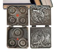 Spinner de Dés,Métal 7-en-1 Jouets Cosplay | Set de Dés Tourneurs de Table de Poche - pour RPG Fête Voyage Maison Bureau Vacances Anniversaire W nd Jeu de Rôle Adultes Adolescents Étudiants