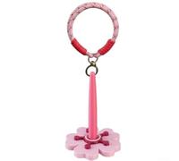 Spinner de fil portable avec motif floral, offrant une organisation pratique du fil et un soutien élégant pour les projets de tricot