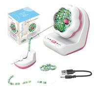 Spinner de perles électrique, fabricant de perles automatique, fileur en argile avec aiguilles, machine fabrication bracelets pour la fabrication bijoux, anniversaire