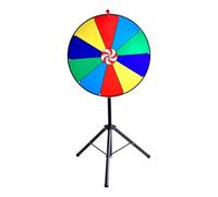 Spinner de roue de récompense, roue de jeu | Roue de jeu réglable en hauteur | Tourniquet à sec avec pneus secs, marqueurs, support, roue de fortune pour jeux de mots pub