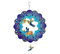 Spinner del en métal - Sculptures pour le Tortues de Colibri | Art Jardin suspendu Rustique, Décor de Cour pour extérieur, Ornements Cinétiques rotatifs pour Balcon, Patio, por