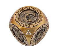 Spinner Dice, 6-Sided Metal Table Game Dice with Magnetic Storage Box, Portable Entertainment and Competition Supplies for Family, Bar, and Leisure Gatherings