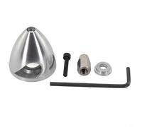 Spinner en aluminium pour maquette d'avion RC, moyeu d'hélice en alliage haute résistance avec base de 10 mm pour moteur méthanol, argent, 32 mm