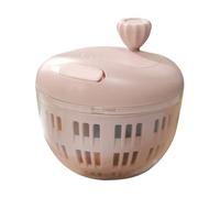 Spinner Insalata - 14,5 x 14,5 x 12 cm Essiccatore Per Lattuga - Centrifuga Per Lattuga - Lavainsalata Da 800 ml - Base Antiscivolo Per Pulizia Frutta Ciotola Con Colino Per Verdura frescaa Cucina