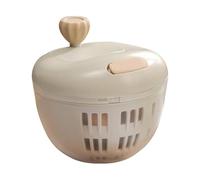 Spinner Insalata - 14,5 x 14,5 x 12 cm Essiccatore Per Lattuga - Centrifuga Per Lattuga - Lavainsalata Da 800 ml - Base Antiscivolo Per Pulizia Frutta Ciotola Con Colino Per Verdura frescaa Cucina