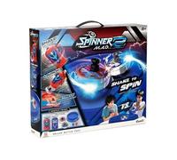 Silverlit Toupie Spinner Mad 2 – Deluxe Battle Pack – 2 toupies, arène – Bleu
