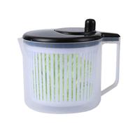 Spinner pour sécher les fruits | Bol centrifuge à salade | Centrifugeuse pour laver les légumes | Lave-légumes et centrifugeuse à salade, conception efficace de la poignée de rotation avec panier