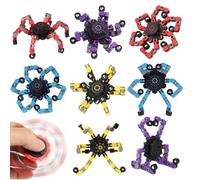 Spinner Set, 8 Pièces Hand Spinner, Fidget Toy, Finger Spinner, Mini Roboter, Jouet Sensoriel, Anti Stress Spielzeug, pour Célébrer Les Vacances, Les fêtes, Les Cadeaux de Noël