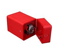 Spinner Winding Box Watch Awners - Montre Watch Shaker Watchs mécaniques Automatique Turnitable Silent Antimagnétique Shake Watch Dispositif Home Watch Board Boîte de stockage Red Black Siest and
