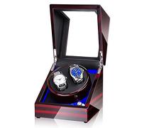 Spinner Winding Box Watch Winders - 2 + 0 Light LED Automatique Turn Appareil de montre mécanique Mélaillement Mémoire MUTE ROTARY MOTEUR MONTRE BOX BOSE BOÎTE DE Rangement Batterie AC AC DIAL-MODER