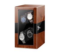 Spinner Winding Box Watch Winders - Automatic mécanical shaker shaker vertical Smart Winding Box moteur silencieux montre un appareil de rotation de rotation Home Multi-Slot Watch Rangement Case