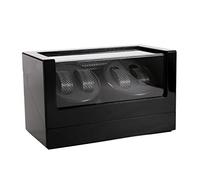 Spinner Winding Box Watch Winders - en bois haut de gamme Automatique Rotation Watcher Wind-Hew Double-tête quatre montres épitopes Boîte de rangement Affichage du support de montres mécaniques ultra