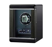 Spinner Winding Box Watch Winders - Luxury Smart Wather Winder Automatic mécanical Motor Motor Shaker Rangement Box avec Empreinte Digitale Déverrouille Les Montres Rotation Porte-Affichage