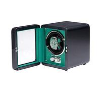 Spinner Winding Box Watch Winders - Watch Shaker Automatic Mechanical Watch Turntable Swinger Watch Storage Box Rotating Placer Piano Paint Watch Winding Box Household Qu(Green Carbon Fiber-1