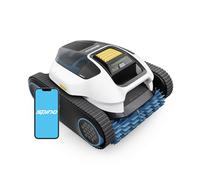 Spino E1 Robot Piscine sans Fil, Autonomie de 210 Mins, 21950 LPH Max, 5 Modes Robot de Piscine, Nettoyage des Parois et de la Ligne d'eau, Contrôle par App, Trajet SmartArc, Idéal pour Piscines 150㎡