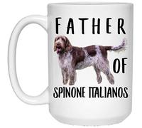 Spinone Italiano Brun Blanc Mug Céramique Tasse À Café Durable Tasse À Thé Cadeau Mignon Pour Bureau Noël Collègue 330 Ml
