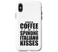 Spinone Italiano Chien Dire Café Amour Chien Propriétaire Coque pour iPhone X/XS