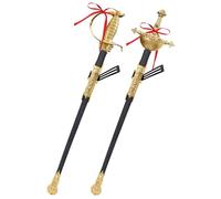 Spinosaurus Lot de 2 épée de chevalier en plastique avec fourreau - Pour Halloween, carnaval, fête