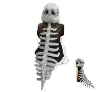 Spinosaurus Plush Dino Outfit,Costume de Dinosaure Spinosaurus en Peluche,Squelette 3D,Qéaliste pour Halloween, Fêtes Thème-116cm