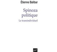 Spinoza politique Etienne Balibar (Auteur)