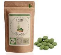 SPINTZ® 1000 pcs. Chlorella bio 100% culture contrôlée | Sans plastique & durable | 500 mg comprimés végétaux (500 g)