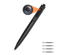 SpionProfi Mini caméra 4K - Stylo à bille vidéo - Caméra de surveillance - Petite caméra portable