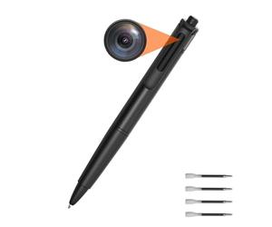 SpionProfi Mini caméra 4K - Stylo à bille vidéo - Caméra de surveillance - Petite caméra portable