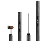 SPIPER Outil de dessin pour cigares, outil de dessin et nubber, ouvre-cigares, accessoire portable pour cigares, plus agréable (noir)