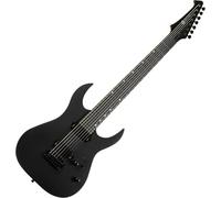 SPIRA Guitars S-407 MBK Guitare électrique à 7 cordes Noir satiné