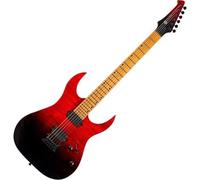SPIRA Guitars S-450 TRD Guitare électrique Rouge transparent