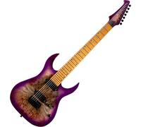 SPIRA Guitars S-457 TPP Guitare électrique à 7 cordes Violet transparent