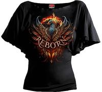 Spiral F719 T-Shirt, Noir, Taille XXXXL Femme