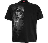 Spiral Bat Curse Homme T-Shirt Manches Courtes Noir 100% Coton Regular/Coupe Standard