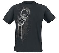 Spiral Bat Curse Homme T-Shirt Manches Courtes Noir XXL 100% Coton Regular/Coupe Standard