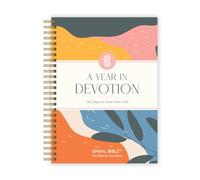 Spiral Bible™ Une année de dévotion | 365 jours de dévotion chrétienne avec écriture, réflexions quotidiennes et prières | Compagnon spirituel à spirale et journal pour adultes et adolescents |