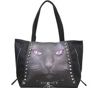 Spiral - BLACK CAT - Sac cabas clouté - cuir PU - haute qualité