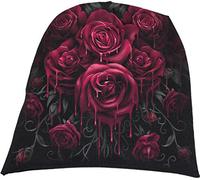 Spiral Blood Rose Femme Bonnet Noir 95% Coton, 5% Élasthanne
